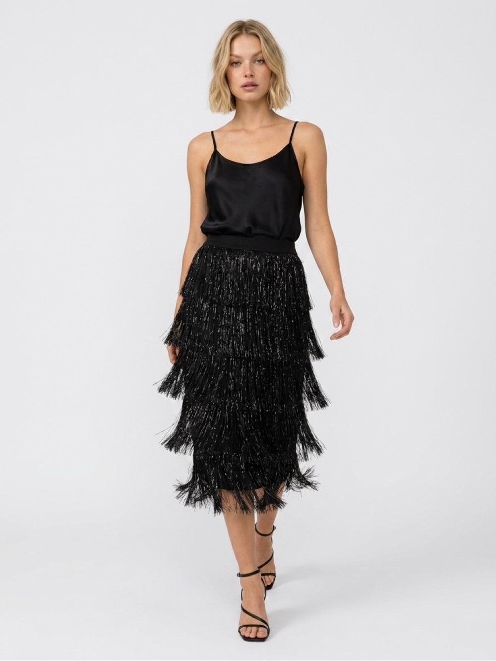 Antonio Melani Yara Novelty Fringe skirt NWT - Picture 3 of 3